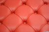 Revêtement en cuir carré rouge