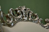 Cadre baroque en feuille d'argent