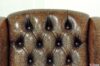 Revêtement en cuir tufté à la main