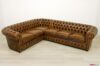 Canapé d'angle Chester en cuir vintage marron