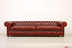 Canapé Chesterfield 5 places très profond