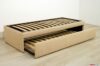 Lits escamotables simples en microfibre
