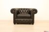 Fauteuil Chester noir