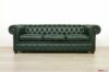 Canapé Chesterfield vert anglais