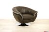 Fauteuil pivotant moderne marron