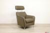 Fauteuil moderne avec appui-tête réglable en hauteur