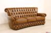 Canapé de style Chesterfield avec dossier haut