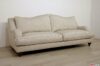 Canapé avec revêtement amovible en tissu beige