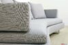 Coussin de canapé moderne bas et incurvé