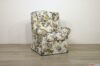 Fauteuil à oreilles en tissu floral