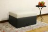 Contenant en faux cuir bicolore