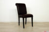 Chaise en cuir noir