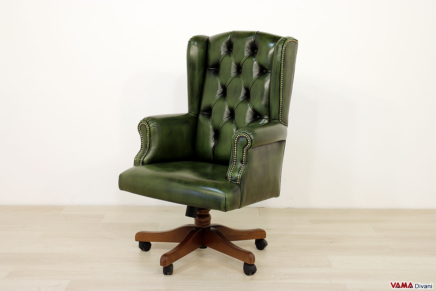 Fauteuil de direction Sofia capitonné
