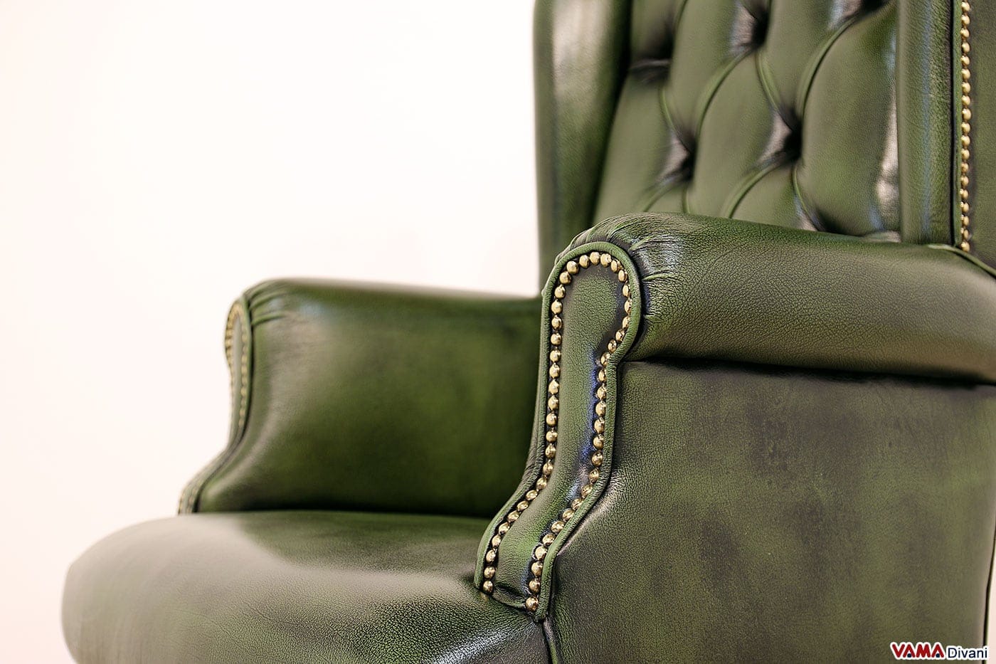 Fauteuil de direction Sofia capitonné