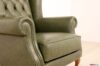 Accoudoirs rembourrés fauteuil classique en cuir