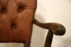 Accoudoir en bois sculpté