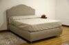 lit rembourré en tissu amovible shabby chic