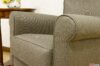 Fauteuil de lecture classique à accoudoirs