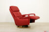 Fauteuil avec pouf inclinable intégré