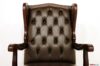 Fauteuil de bureau Capitonné avec dossier en cuir