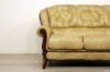 Accoudoir en bois et cuir