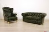 Chesterfield Classic Lounge vert anglais