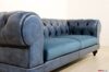 Canapé moderne Chester avec assise en tissu