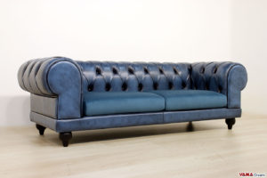 Canapé Chesterfield moderne Chester Plus pieds hauts