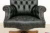 Fauteuil de bureau rembourré avec boutons