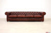 Rust Vintage Leather 4 Seater Chesterfield Sofa