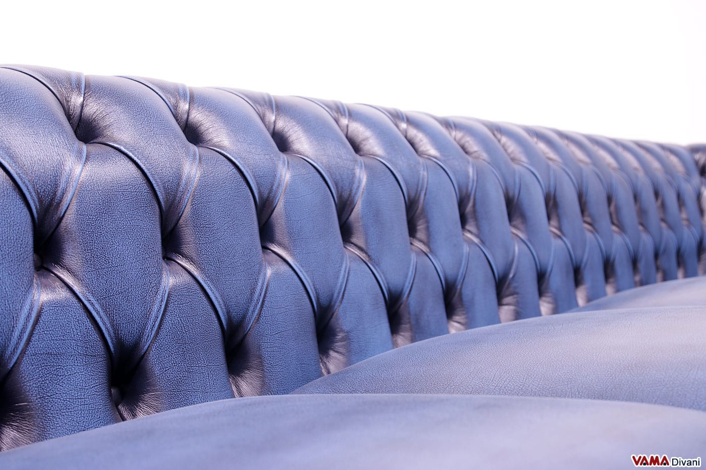 Dossier capitonné canapé Chesterfield 4 places